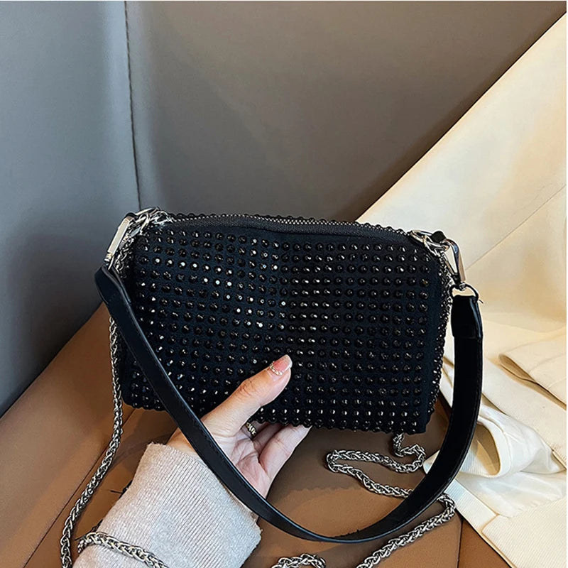New Spring & Summer Small Bags Trend | Personalized Color Diamond Pillow Bag & Chain Shoulder Crossbody Bag Luxegan
