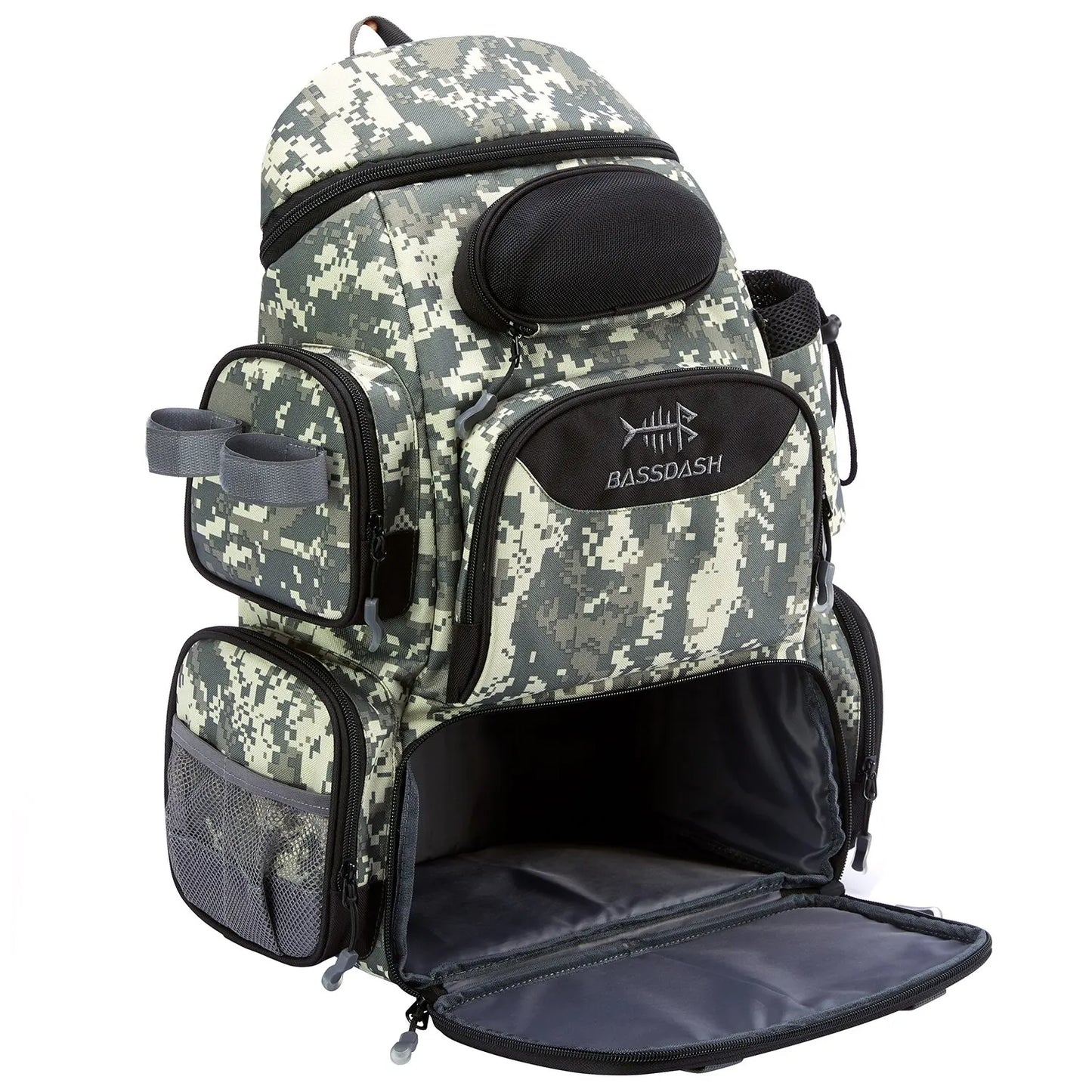 Mochila de pesca Bassdash, liviana, táctica, caja de aparejos, multifuncional