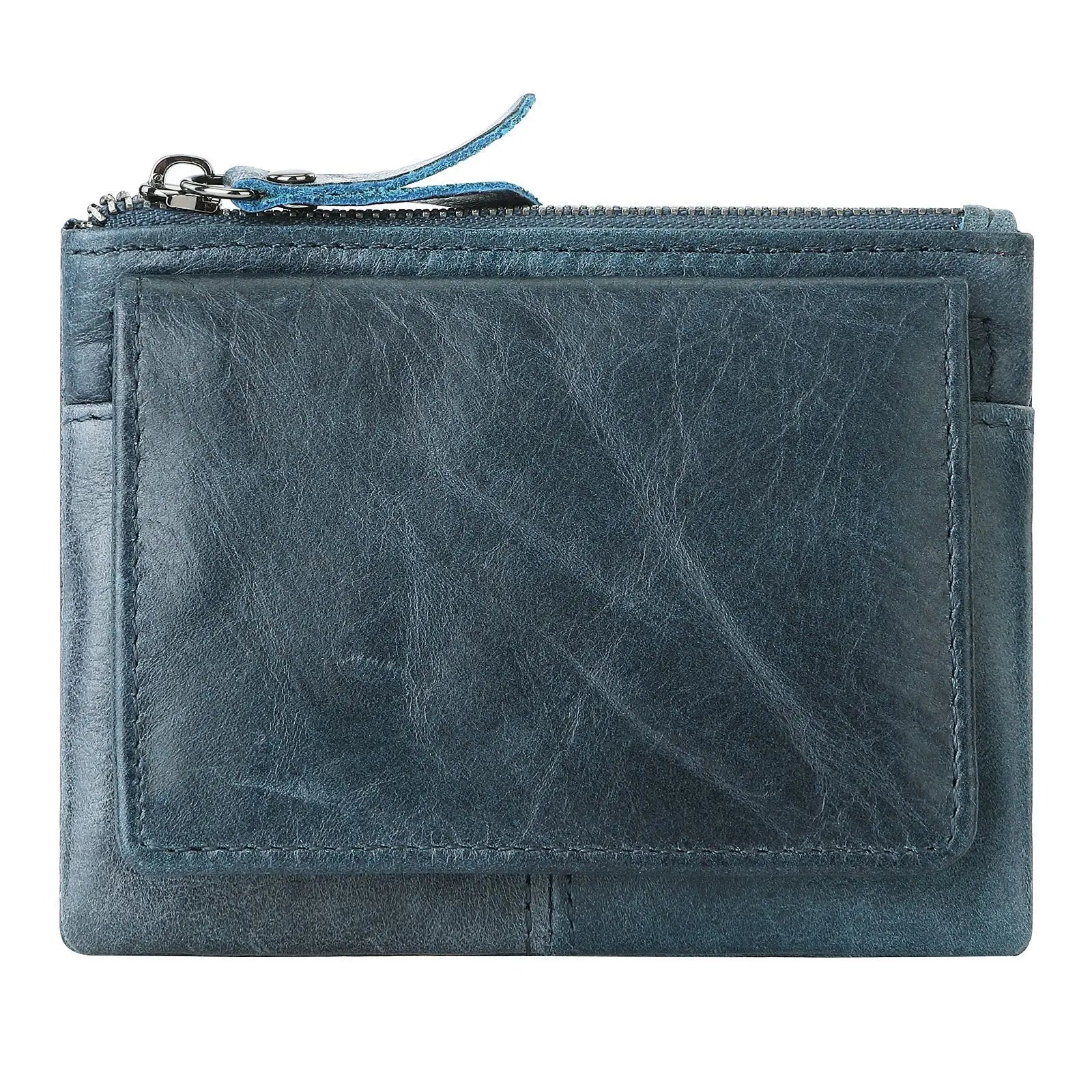 New Cow Leather Card Bag | Slim Credit Card Holder & Coin Purse Luxegan