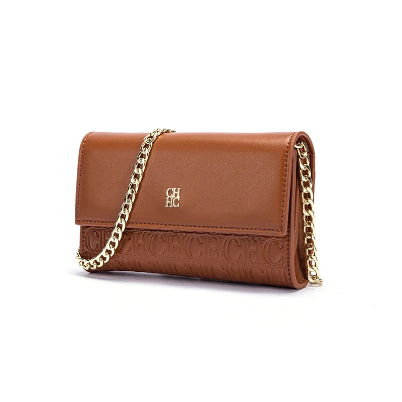 Minimalist Fashionable Exquisite Women’s Shoulder Bag | Trendy Square Messenger Bag with Chain Strap | Versatile PU Leather Commuter Bag | Elegant Flap Pocket Handbag for Gatherings Luxegan
