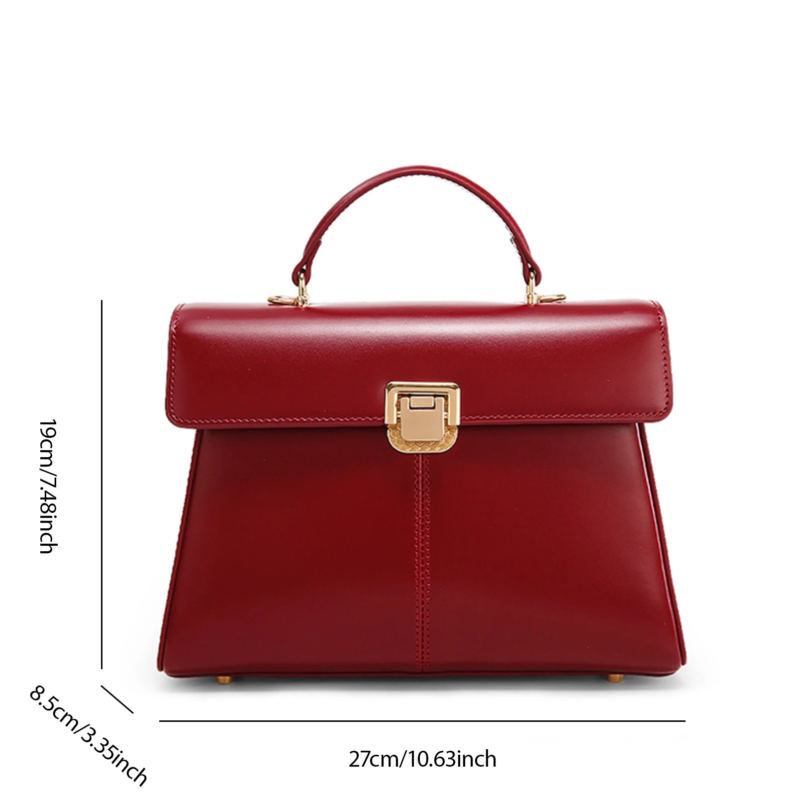 Genuine Leather Women's Bag Luxury Branded Women's Handbag | Fashionable and Versatile Crossbody Bag With Scarf Decor Luxegan