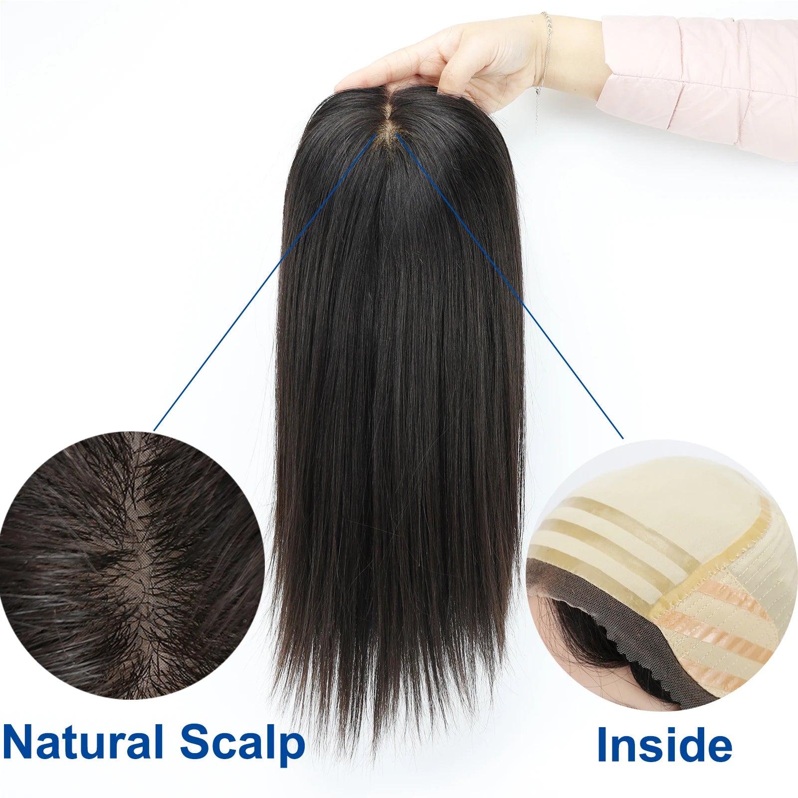 Medical Silk Top Virgin European Hair Wig | Sophisticated "Ear-to-Ear" Lace Front Silhouette | Silk Base with PU Perimeter & Closed Weft Construction | "Dignified" High-Performance Short Straight Essential for Radiant Versatile Styling Luxegan