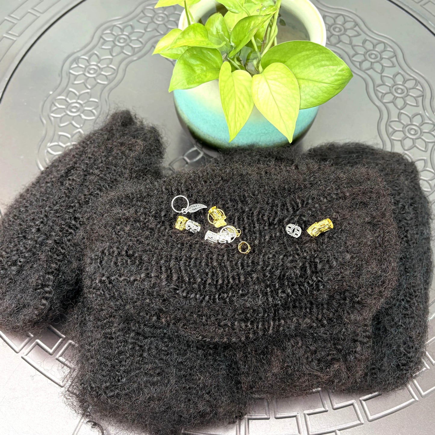 4C Afro Kinky Human Hair Bulk | Locs, Twists & Braids Extensions | 10-18in