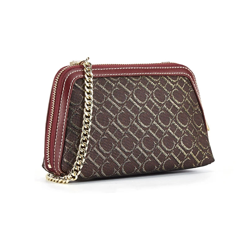 Shoulder Bag Fashion Retro Messenger Bag | Designer Light Luxury Crossbody Bag & Chain Suede Leather Bag (Chain Shoulder Bag) Luxegan
