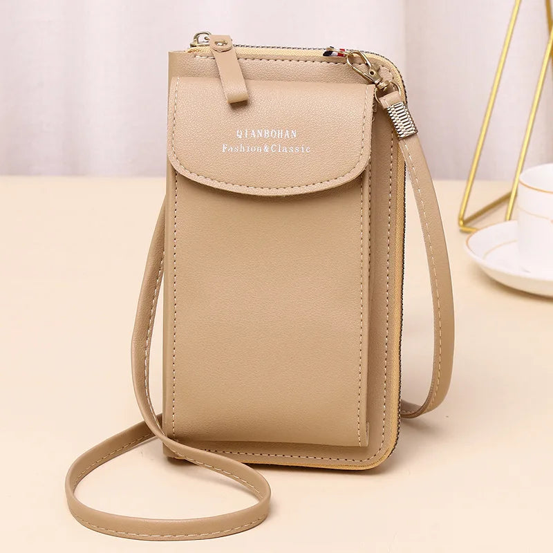 Fashion Women’s Mini PU Leather Handbag | Small Crossbody Shoulder Messenger Bag for Girls | Elegant Ladies' Phone Purse with Zipper & Flap | Versatile Daily Crossbody Bag Luxegan
