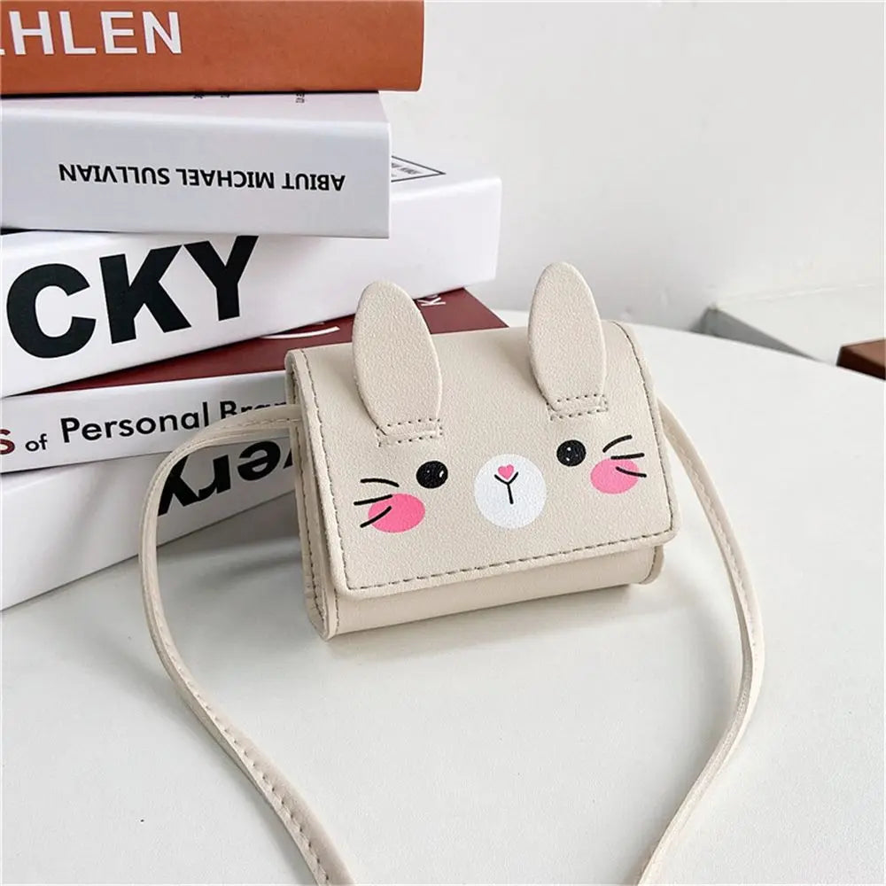 Children's Accessories Small Shoulder Bag | Cute Rabbit Baby Girls Small Crossbody Bags & Cartoon Kids Boys Mini Coin Purse Handbags Luxegan