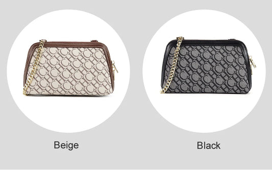 Shoulder Bag Fashion Retro Messenger Bag | Designer Light Luxury Crossbody Bag & Chain Suede Leather Bag (Chain Shoulder Bag) Luxegan