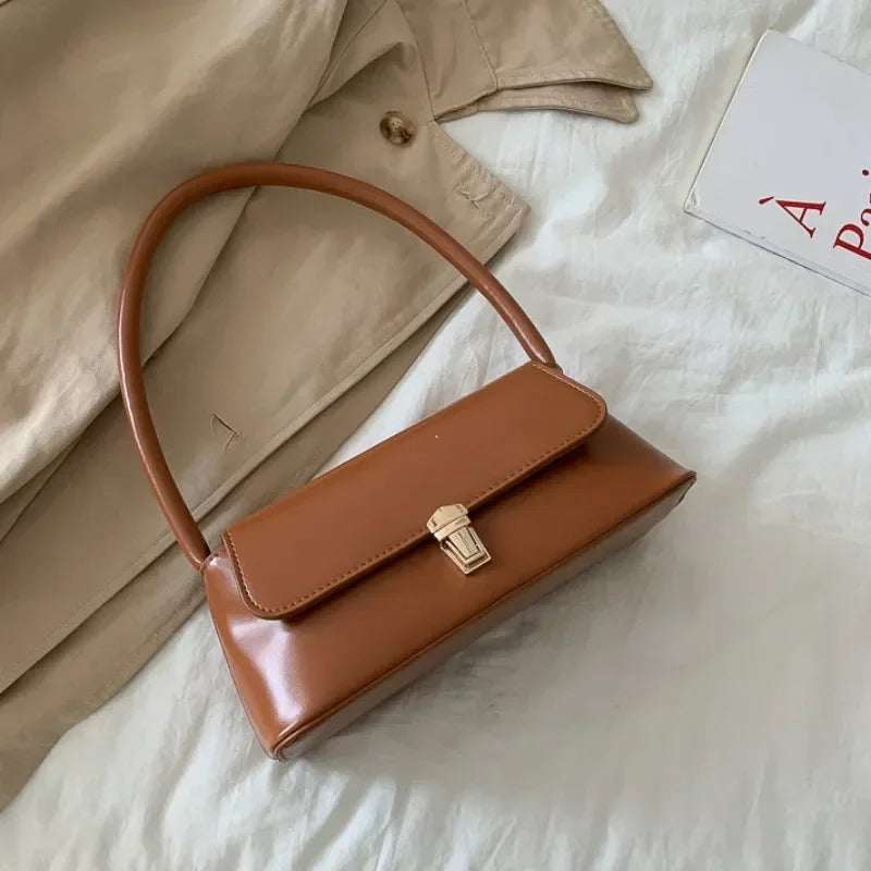Luxury Brand Crossbody Bags for Women | Fashion Design Underarm & Woman Shoulder Bag (Female Handbag & Purses, Solid Color) Luxegan