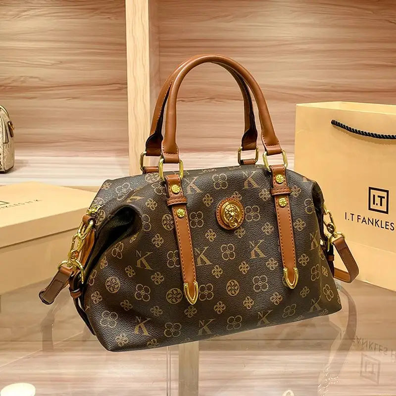 Ladies' Light Luxury Handbag | New High-End Designer Retro Handbag & Large Capacity Crossbody Bag Luxegan