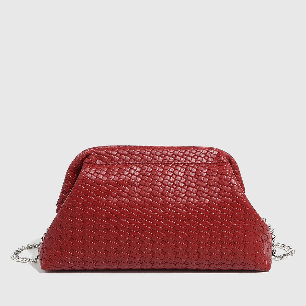 High-End Retro Woven Embossed Handbag | Solid Color Portable Large Capacity Cloud Bag (Dinner Bag, Perfect for Parties, Crossbody) Luxegan