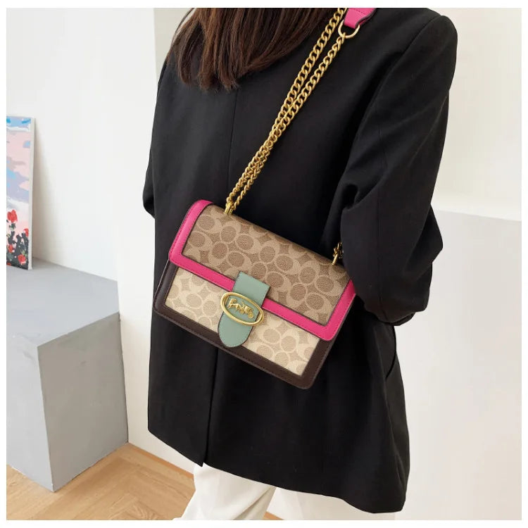 Fashion Chain Shoulder Bag | Classic Designer Crossbody Handbag Luxegan
