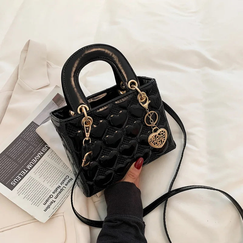 Handbag Women Brand Luxury Totes | High Quality Fashion Classic Quilted Square Handle Bag & Women's Crossbody Shoulder Bags Luxegan