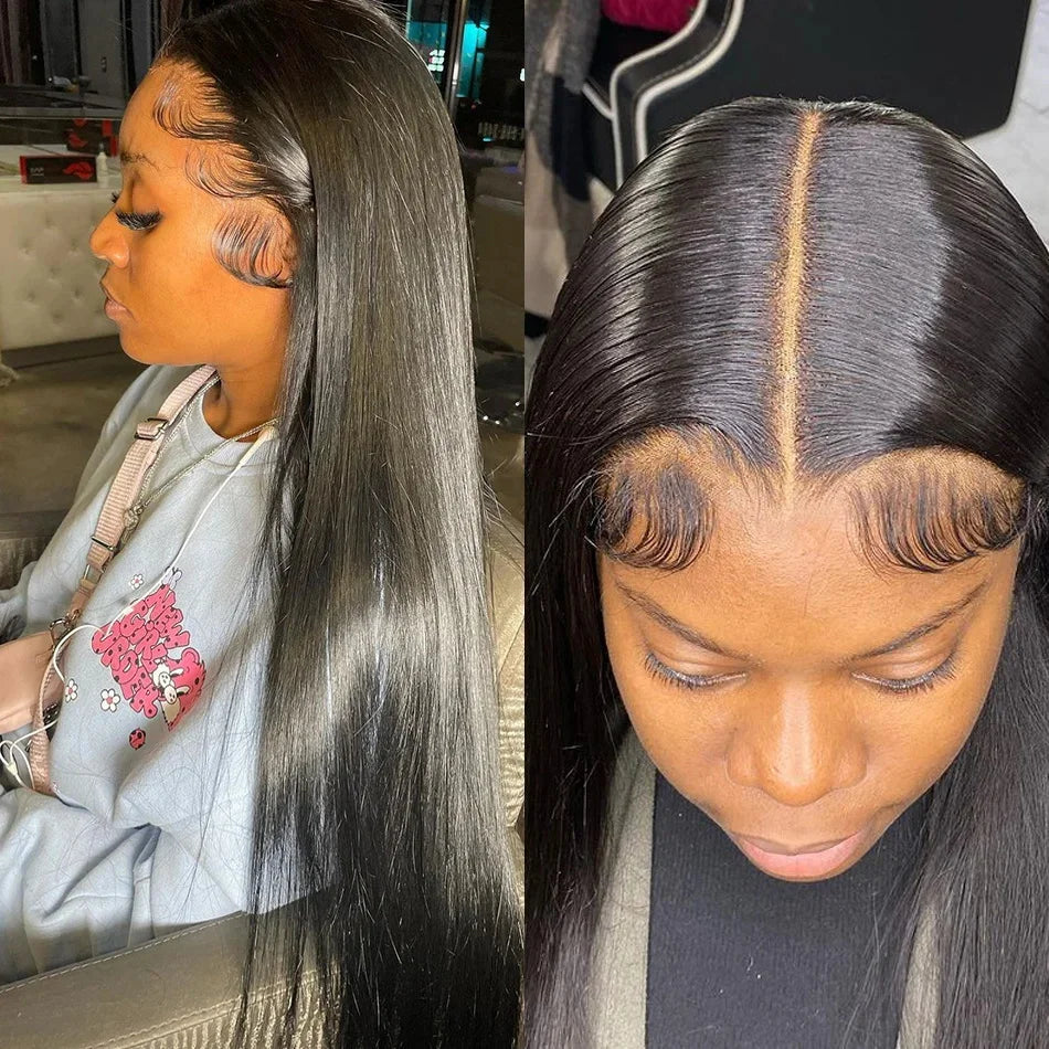  30 Inch Straight HD Lace Frontal Wig | 13x4 Remy Human Hair Luxegan