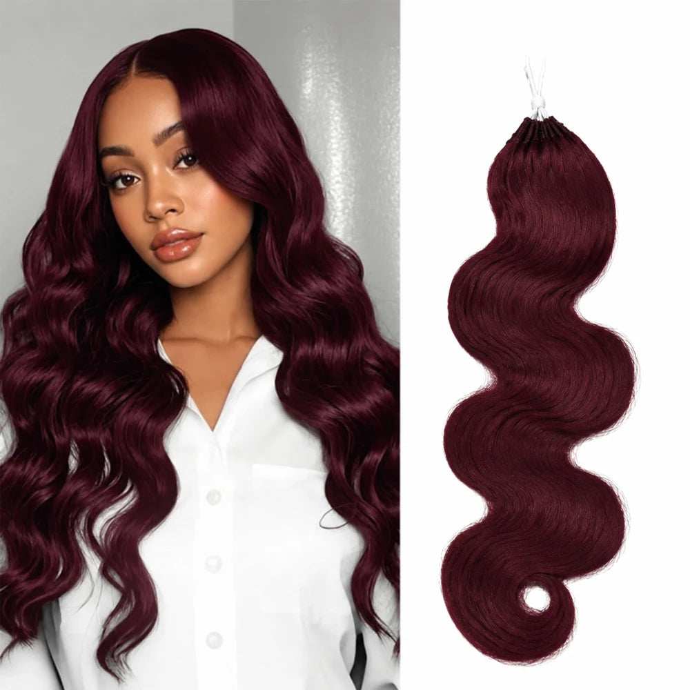 12A Body Wave Virgin Human Hair Crochet Extensions | Knotless Pre-Separated | 16-24in - view 5