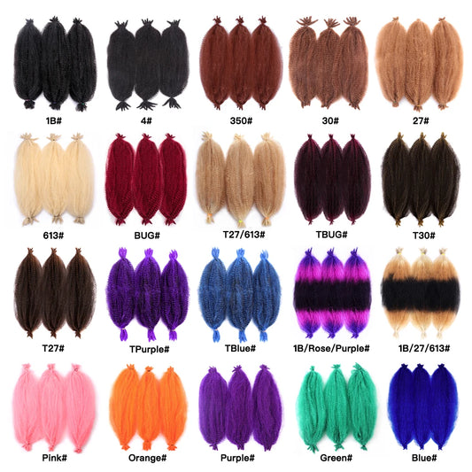 Afro Twist Crochet Hair – Pre-Separated Marley Braids for Natural Styles