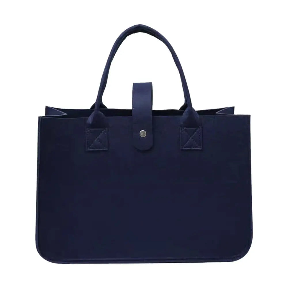 Large Capacity Felt Shoulder Bag Portable Storage Organizer Felt Messenger Bag | Toy Sundries Crossbody Handbag Women Luxegan