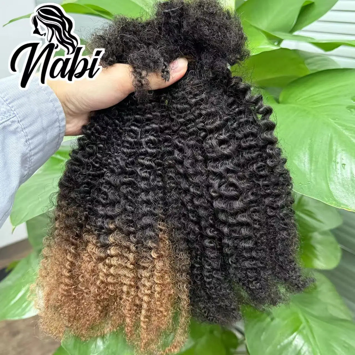 Nabi 4C Kinky Curly Micro Twist Human Hair – Crochet Braiding Hair for Black Women (30g/lot)