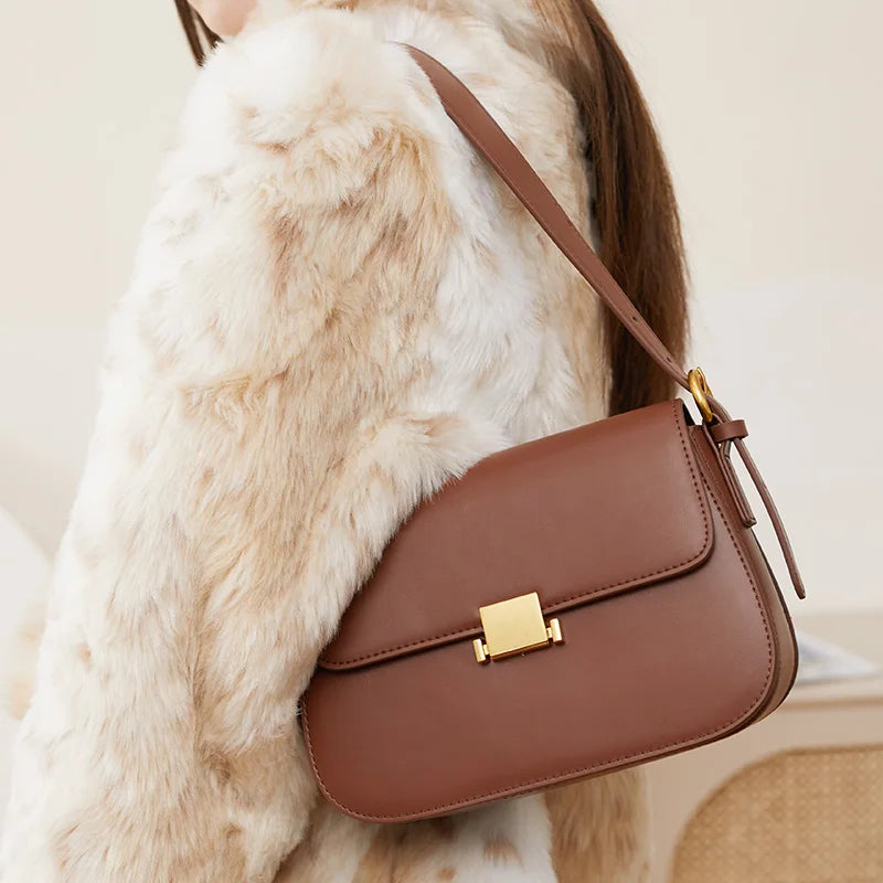 Women’s Genuine Leather Summer Shoulder Bag | Sophisticated Armpit & Crossbody Bag - view 2