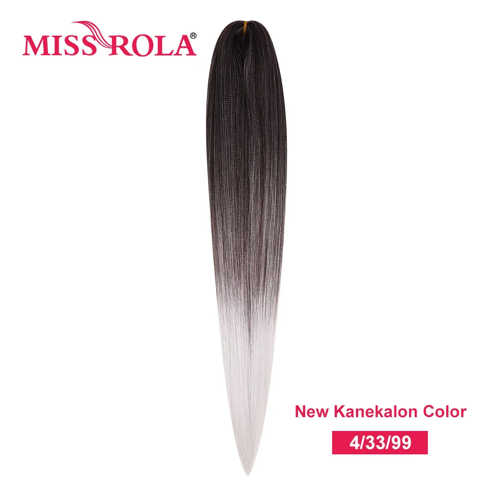 Jumbo Pre-Stretched Kanekalon Braiding Hair 24in – Ombré & Solid Colors Twist Braid Extensions - view 10