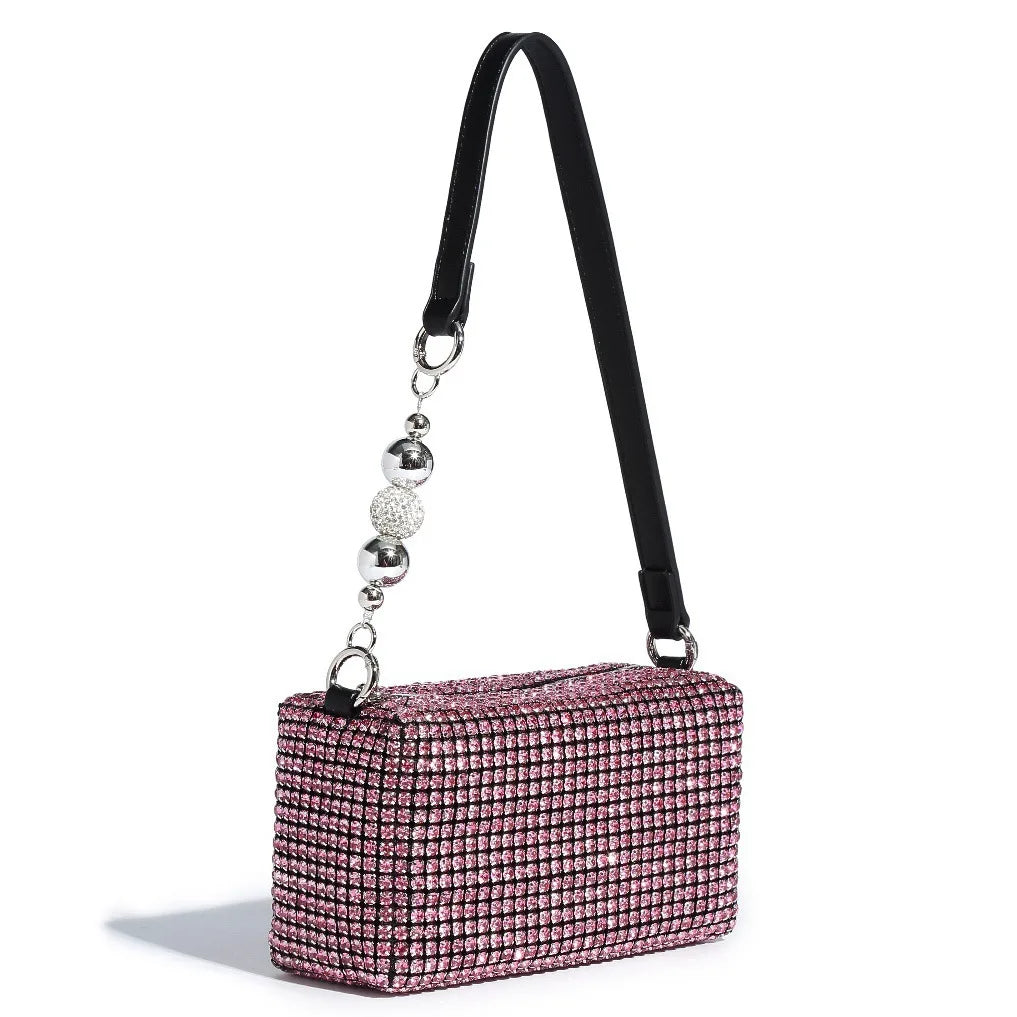 Sparkly Rhinestone Clutch | Elegant Party & Daily Crossbody Luxegan