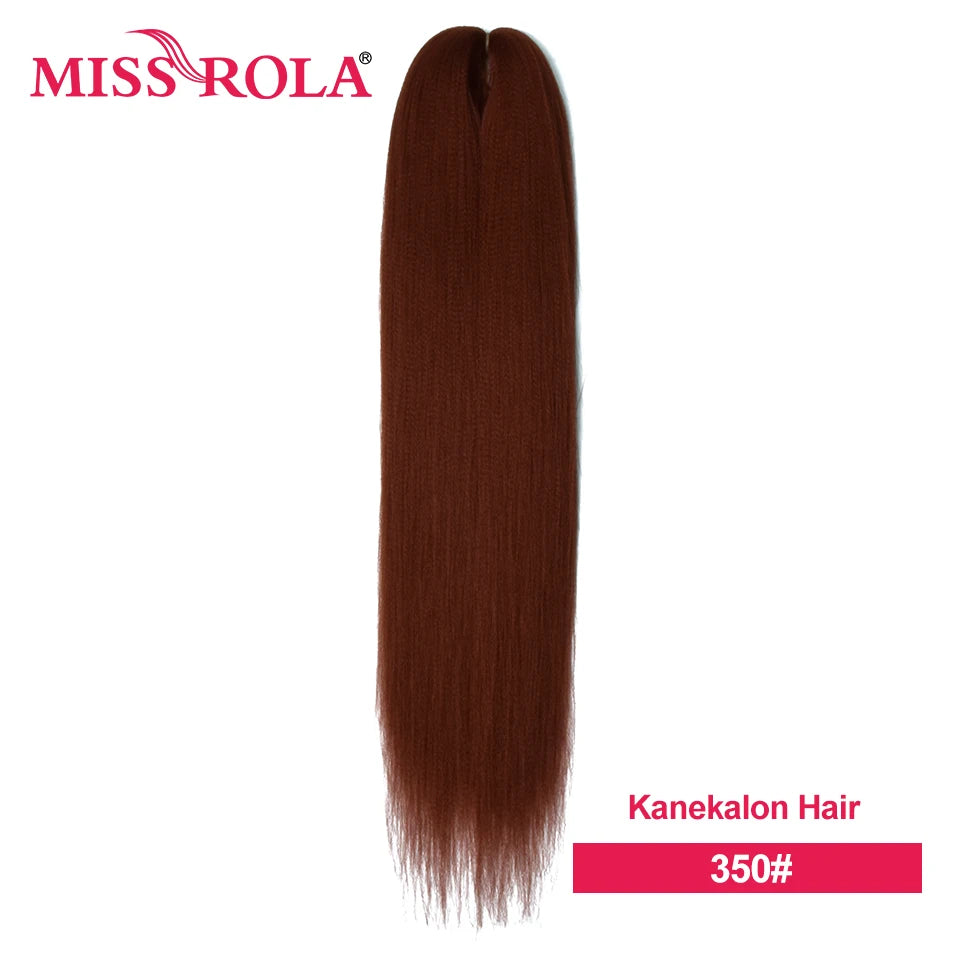 Jumbo Pre-Stretched Kanekalon Braiding Hair 24in – Ombré & Solid Colors Twist Braid Extensions - view 5