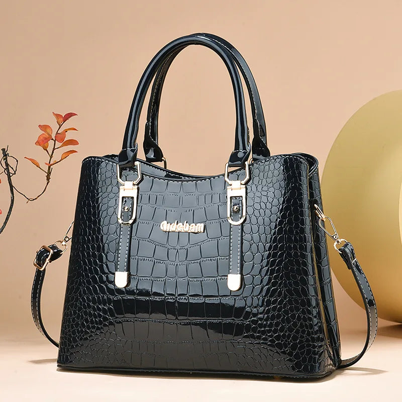 Trend Women Handbag Purses | Luxury Designer Female Soft Leather Shoulder Bag & Large Capacity Casual Crossbody Bag (Sac) Luxegan