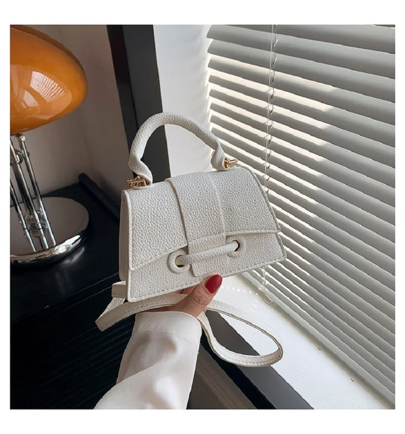New Fashion Women's Bag | High-Quality PU Leather Shoulder & Crossbody Bag (Small Square Bag) Luxegan