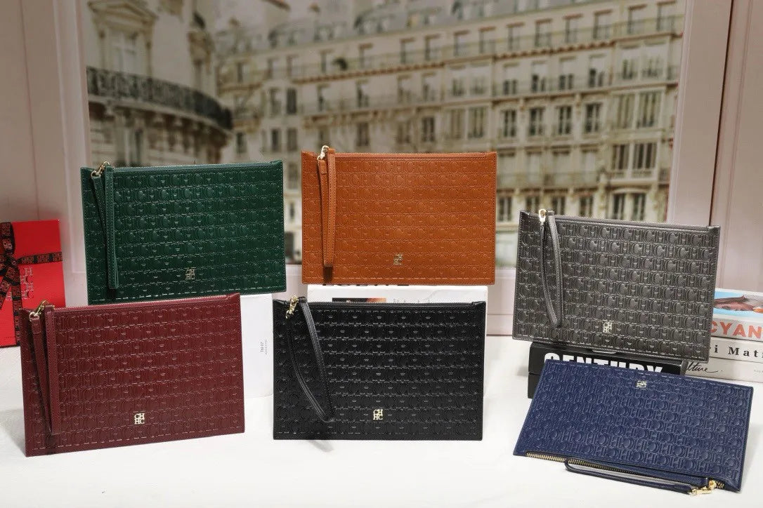 CH Classic High-Quality Letter Print Bag | Multi-functional Clutch & Small Square Bag Luxegan