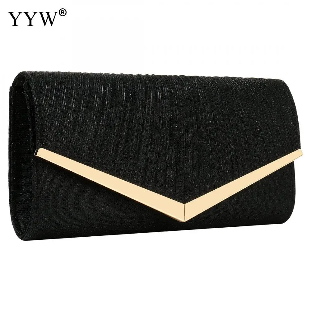 Sequined Envelope Clutch Bags For Women Fashion Gold Purses And Handbags With Chain Shoulder Bags Wedding Party Clutches