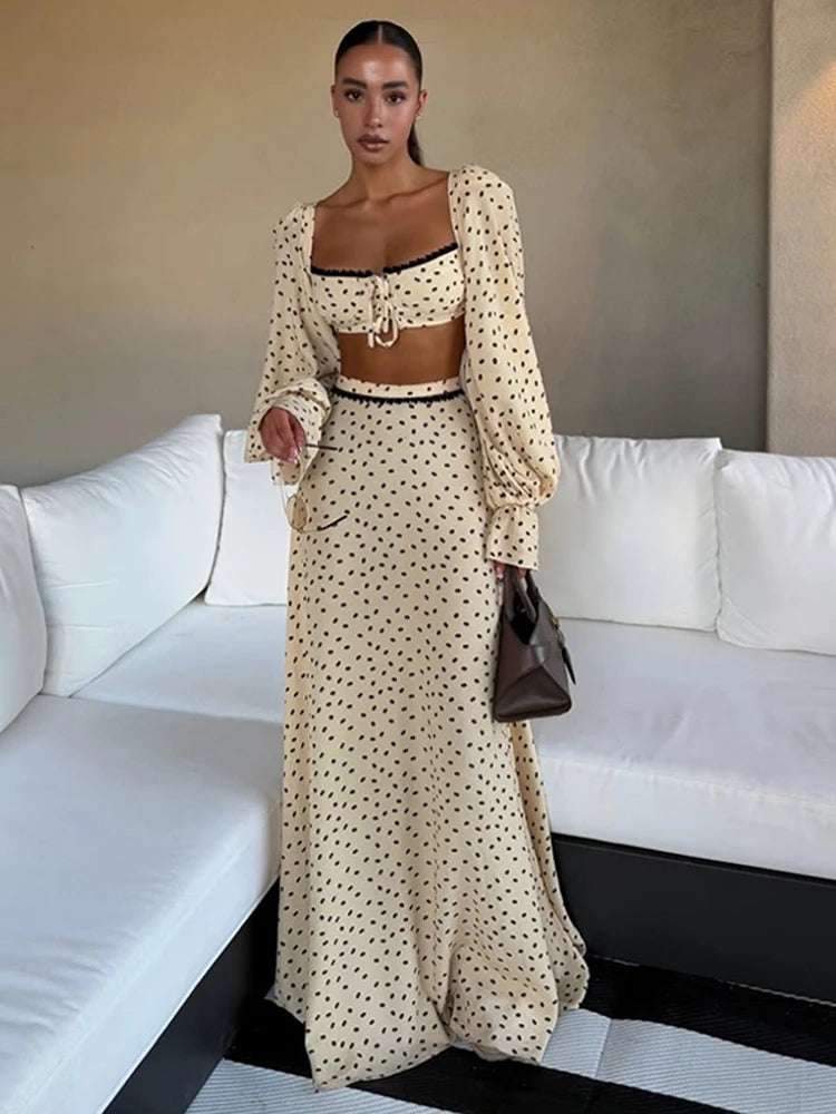 Fashion Women's Printed Ruffled Dress Elegant Short Sleeve Female V Neck Maxi Dresses 2026 Summer Elegant New Lady Vestidos