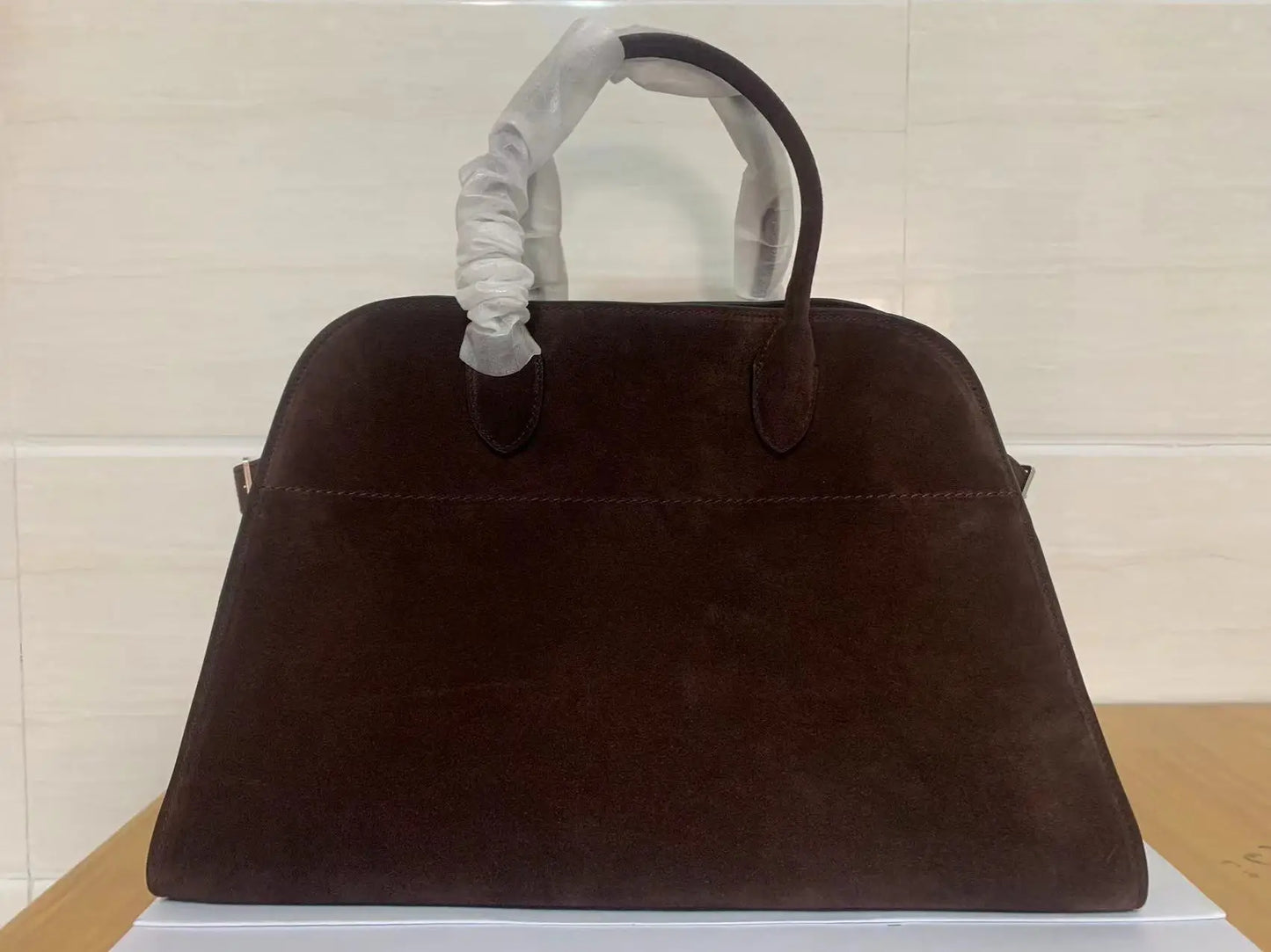 Handmade Natural Leather Large Capacity Handbag | Purely Crafted Soft & Odorless Shoulder Bag | Unisex Genuine Leather Casual Tote | Eco-Friendly Organic Cotton Lined Shopper Luxegan