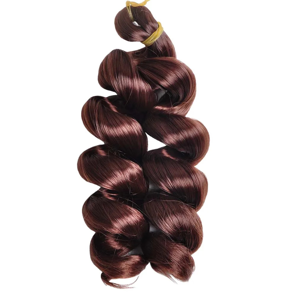12 Inch French Curls Loose Wave Crochet Braids – Spiral Curly Synthetic Hair for Women - view 9