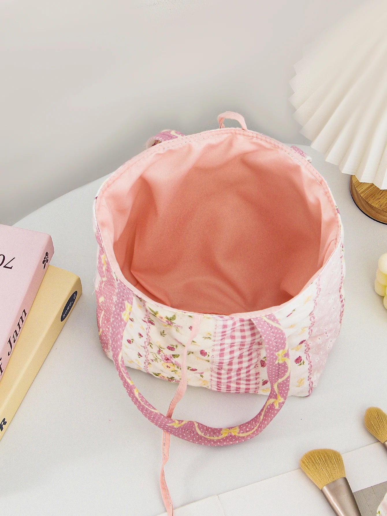 1 Piece Flower Bow Handbag | Large Capacity Fashionable Versatile Shoulder Bag with Cute Bow Design | Suitable for Teenage Girls Luxegan