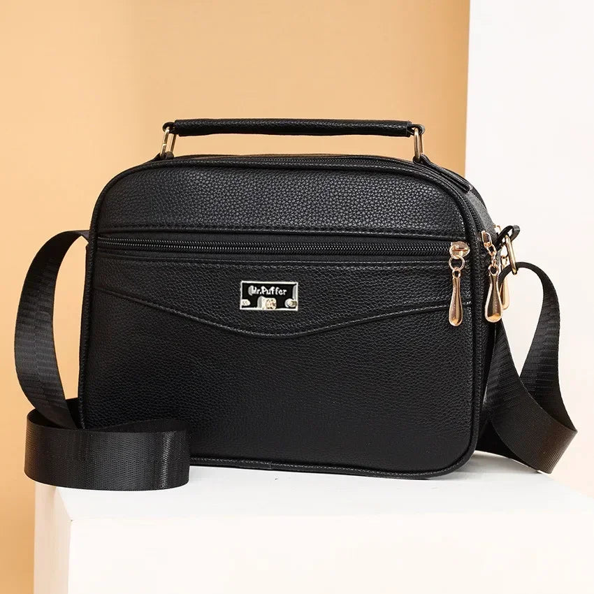 Large Capacity Foreign Trade PU Small Square Bag | New Women's Simple Handbag & Versatile Crossbody Purse Luxegan