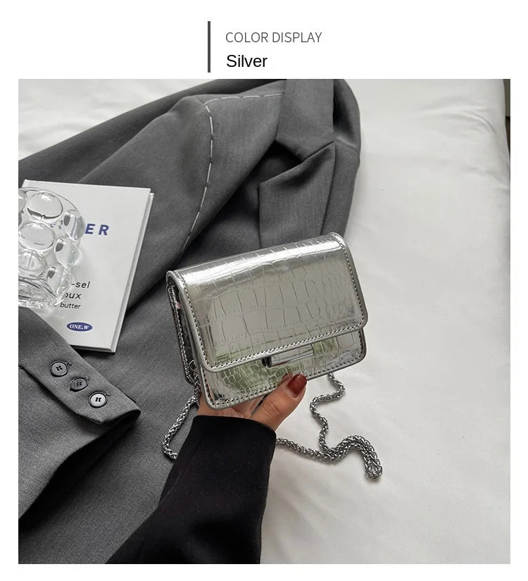 Super Popular Small Bag | Summer Fashion Versatile Chain Messenger Bag & Mini Square Sling Bag Luxegan