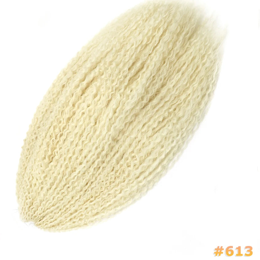 Afro Kinky Curly Crochet Hair Extensions – Kanekalon Ombre Braiding Hair 20–28in | 35 Strands/Pack - view 22