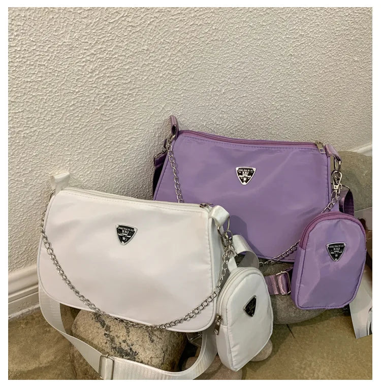 Simple PU Leather Box Bag | Small Crossbody & Armpit Purse Luxegan