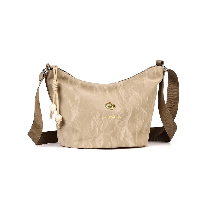 Elegant Casual Nylon Crossbody Bag | Large Capacity & Adjustable Strap Luxegan
