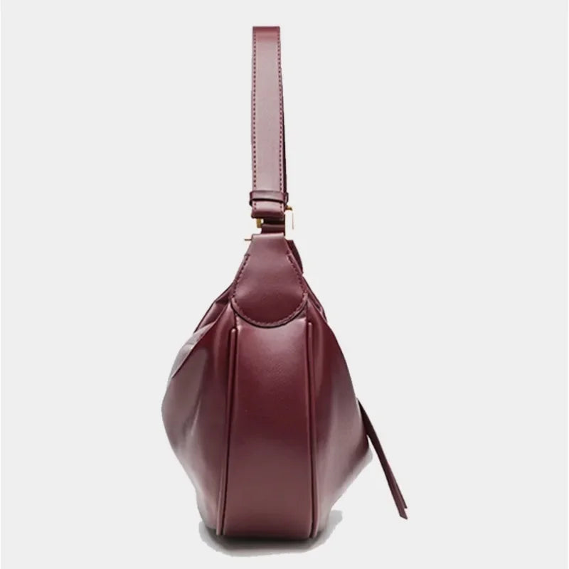 Dumpling Crescent Armpit Bag | Large Capacity Shoulder & Crossbody Handbag Luxegan