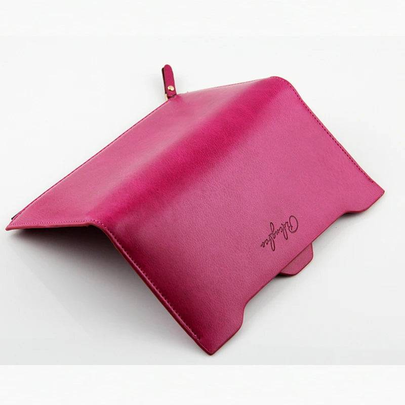 Women’s Long PU Leather Organizer Wallet | Sophisticated Large Capacity Multi-ID Credit Card Holder | Fashion-Forward Trifold Purse with Detachable Card Case | Elegant Solid Color Mobile Phone Handbag Luxegan