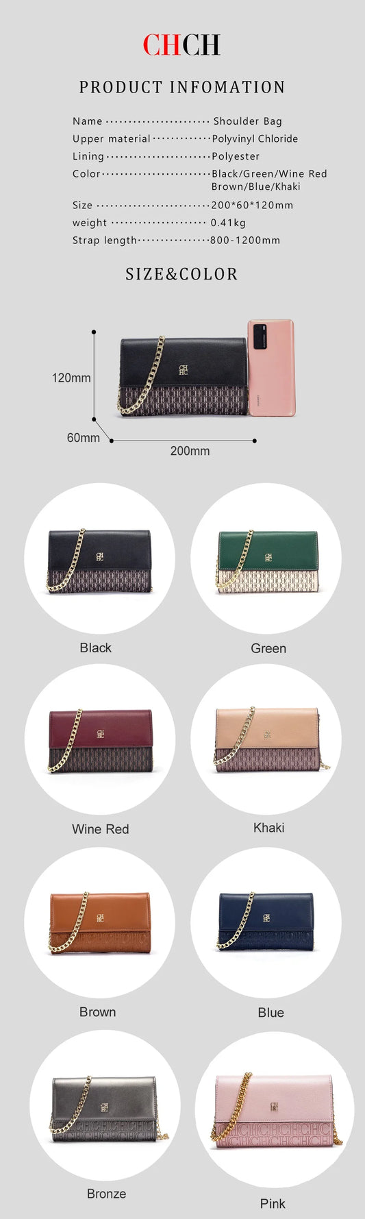 Minimalist Fashionable Exquisite Women’s Shoulder Bag | Trendy Square Messenger Bag with Chain Strap | Versatile PU Leather Commuter Bag | Elegant Flap Pocket Handbag for Gatherings Luxegan