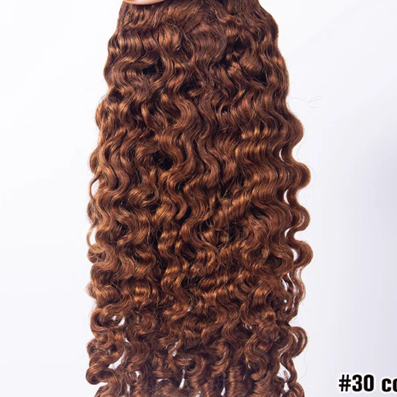 Burmese Curly Hair Bundles | 100% Remy Human Hair | 10–28 Inches Luxegan