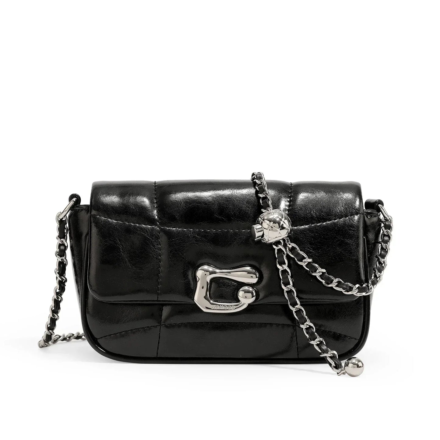 Chain Bag Genuine Leather Crossbody | Luxury Brand Shoulder Bag | Luxury Designers Quilted Square Handbag for Women Luxegan