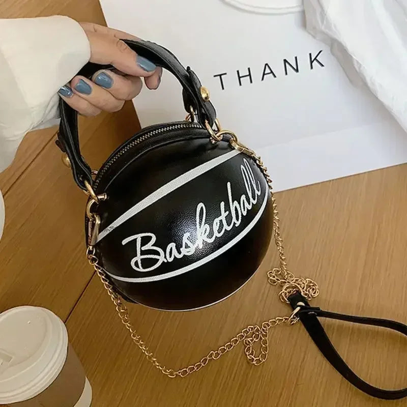 Women's INS Super Hot Personalized Basketball Bag | New Versatile One-Shoulder Crossbody Bag Luxegan