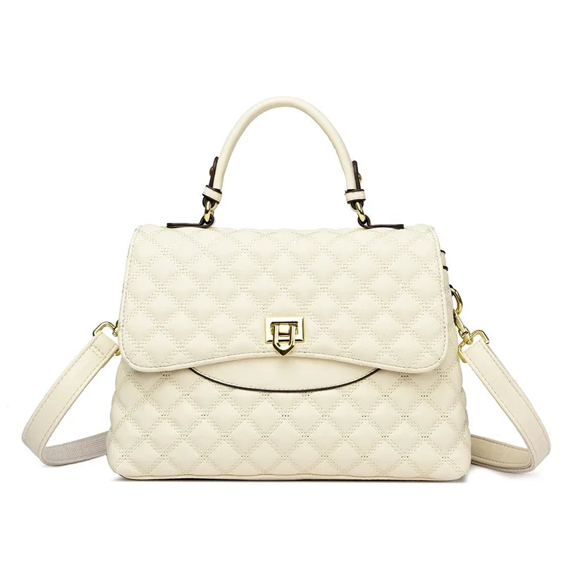 Luxury Large Capacity Multilayer Shoulder Bag | High-Quality PU Leather Designer Messenger | Sophisticated Sequined Casual Tote | Fashion-Forward Crossbody with Smart Partitioning Luxegan