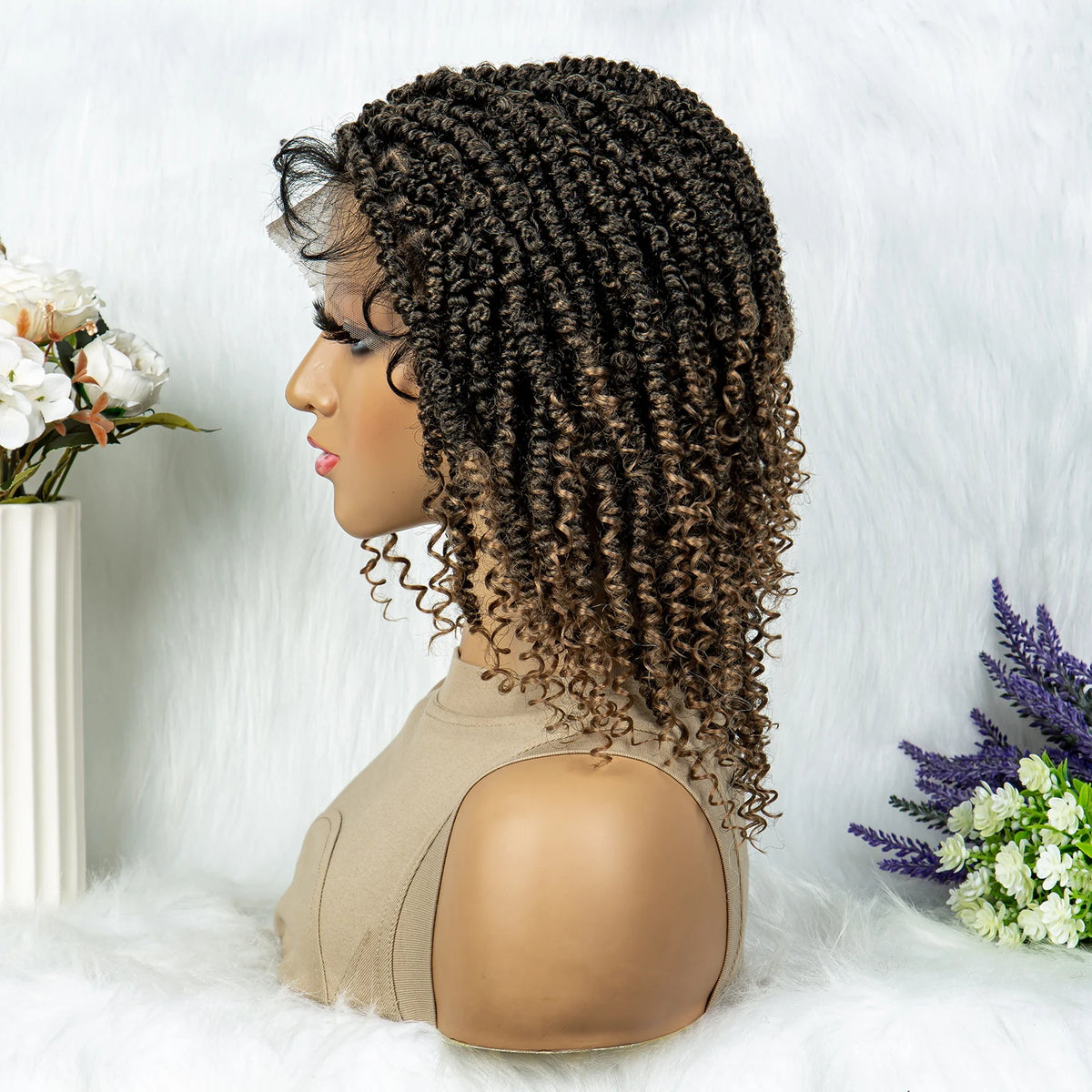 14 Inch Butterfly Locs Dreadlock Wig | Knotless | Lace Front