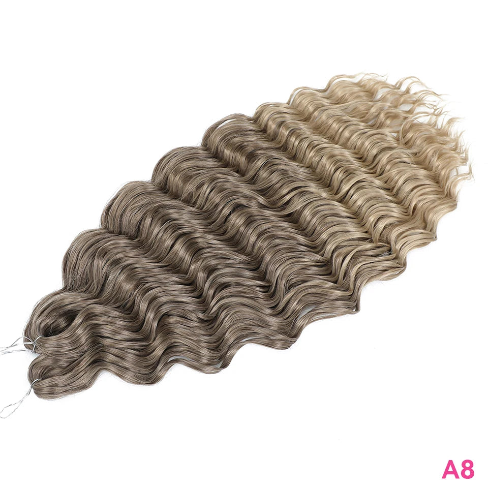 Anna Curls Loose Wave Synthetic Crochet Braiding Hair 24in | 50 Strands | 22 Colors - view 49