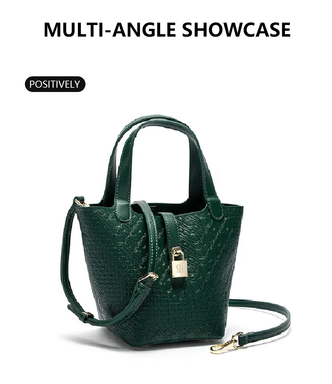 Retro Ruched Bucket Bag | Large Capacity Shoulder & Crossbody Purse Luxegan