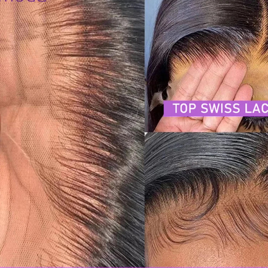 Lemoda Real HD Lace Frontal Wig | Sophisticated "Invisible 13x6" Silhouette | Elegant 250 Density Straight Virgin Hair | "Dignified" High-Performance 12A Grade Human Hair for Radiant Versatile Styling Luxegan