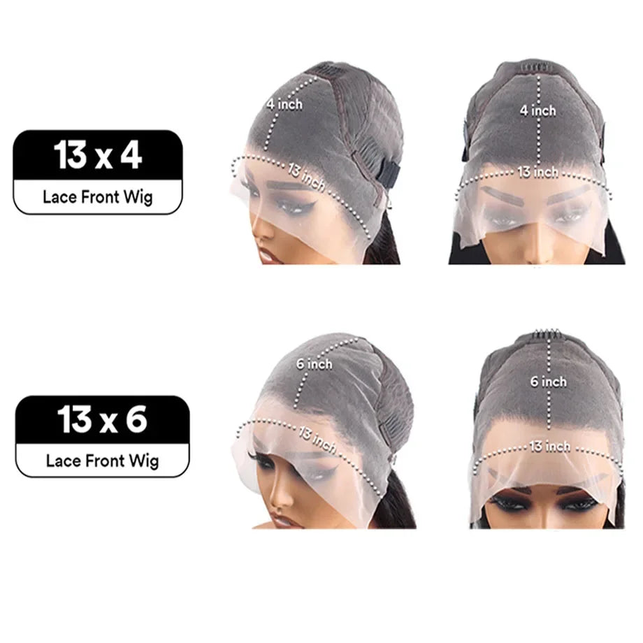 250% Density Honey Blonde Highlight Deep Wave HD Lace Wig | Sophisticated 13x6 & 13x4 Transparent Frontal | Elegant "100% Brazilian Remy" Silhouette | "Dignified" Pre-Plucked Ombre Colored Human Hair for Radiant Versatile Styling Luxegan
